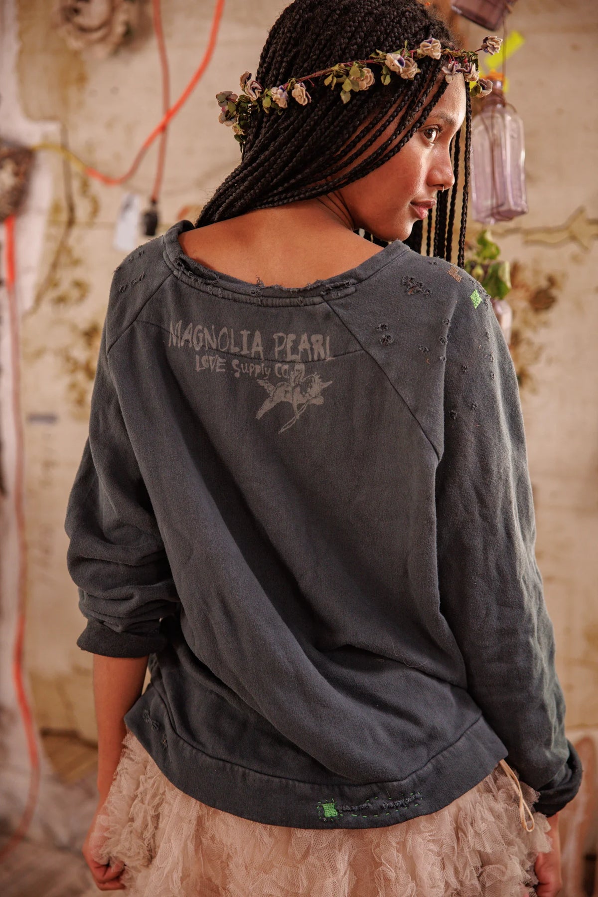 Puff Puff Rainbow Richi Sweatshirt Sonnenblume 