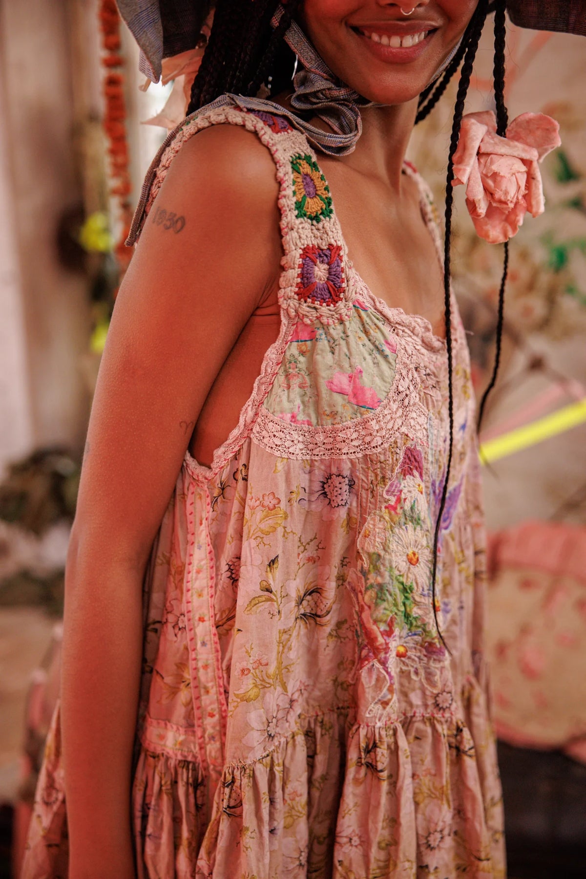 Φόρεμα Taya Rose Slip Lisianthus 