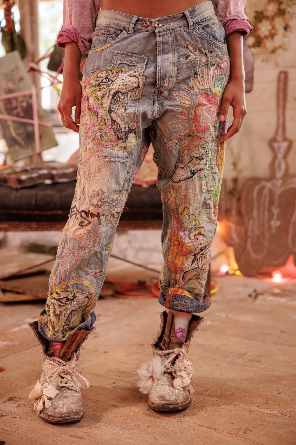 Jenseits von Regenbögen: Miner Jeans gewaschenes Indigo 
