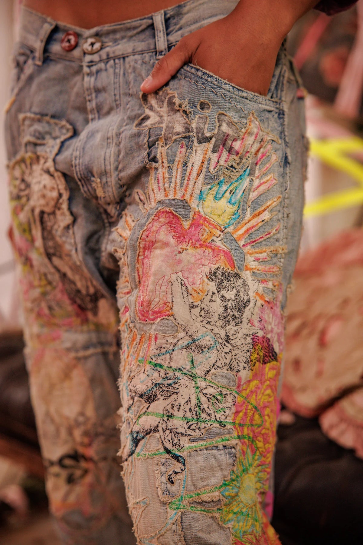 Jenseits von Regenbögen: Miner Jeans gewaschenes Indigo 