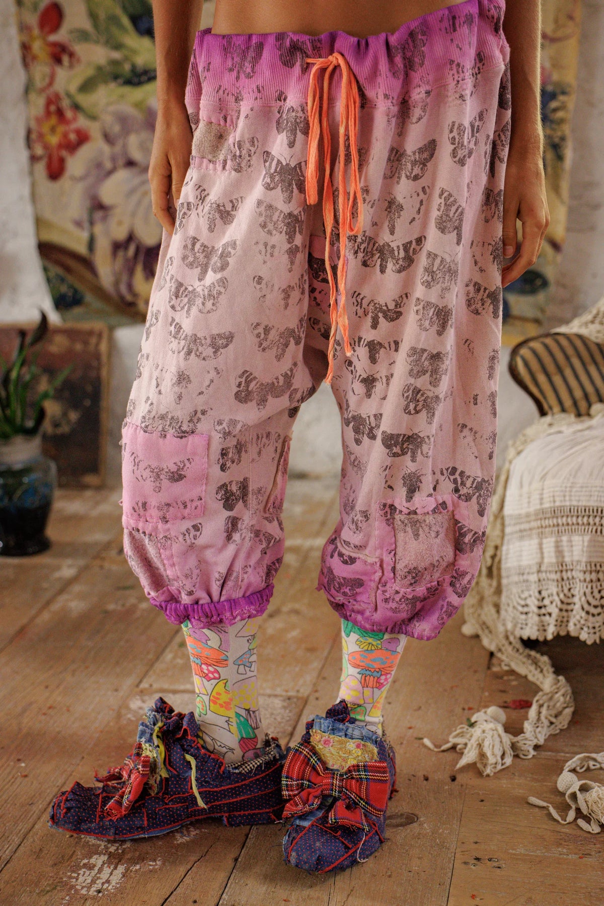 Moth Cali Sweat Shorts Hemlig Meddelande 