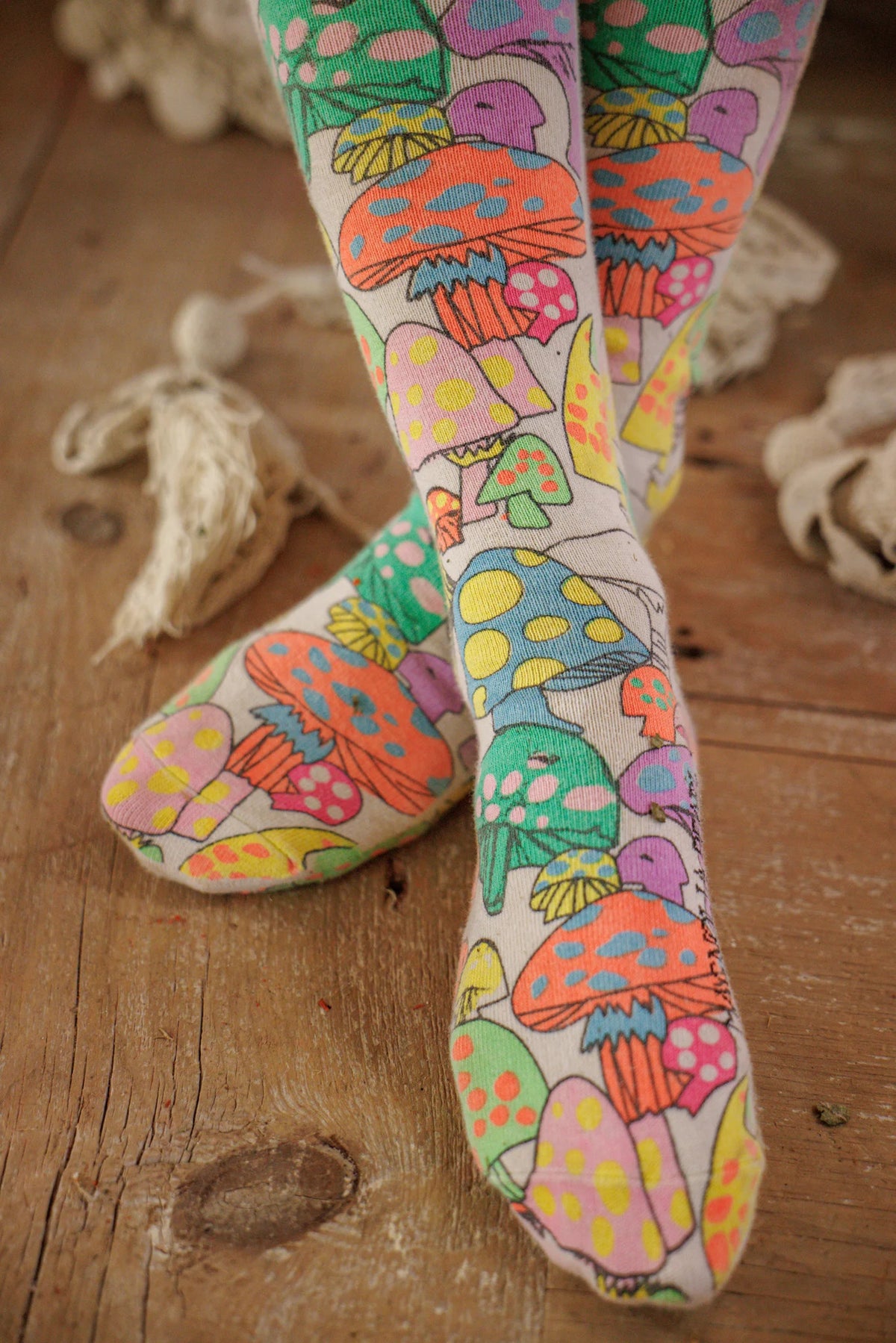 Wonderland OTK Socks