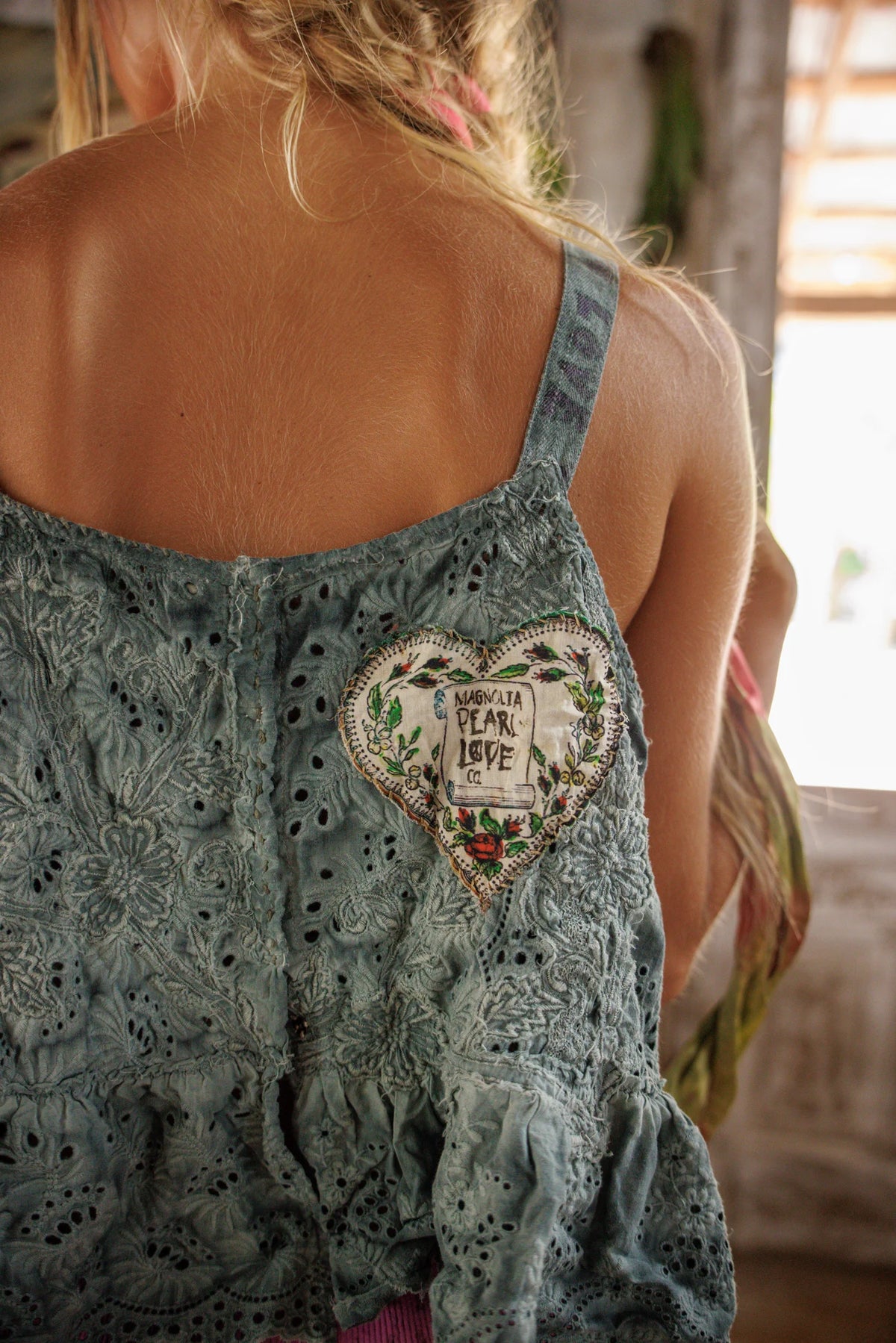 Camiseta Eyelet Leola 
