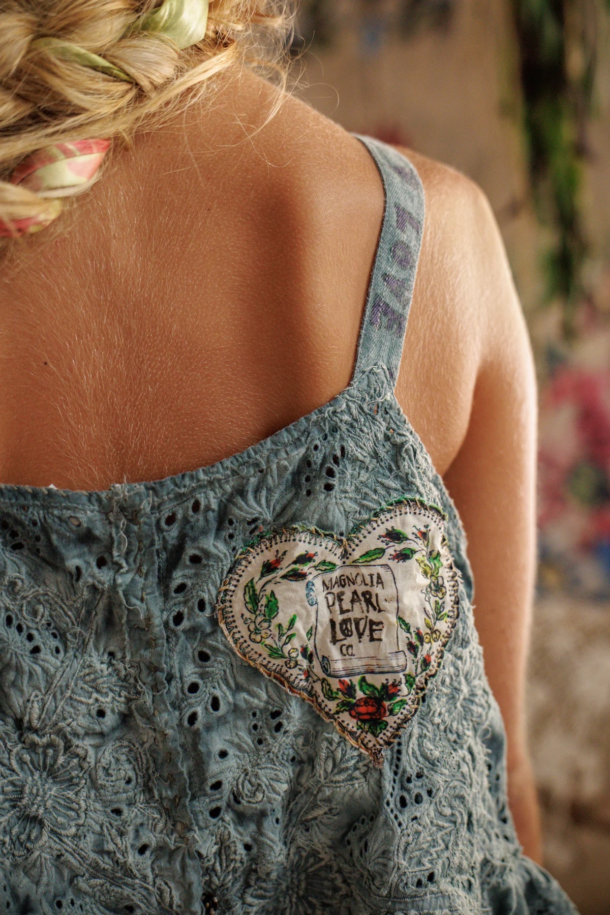 Camiseta Eyelet Leola 