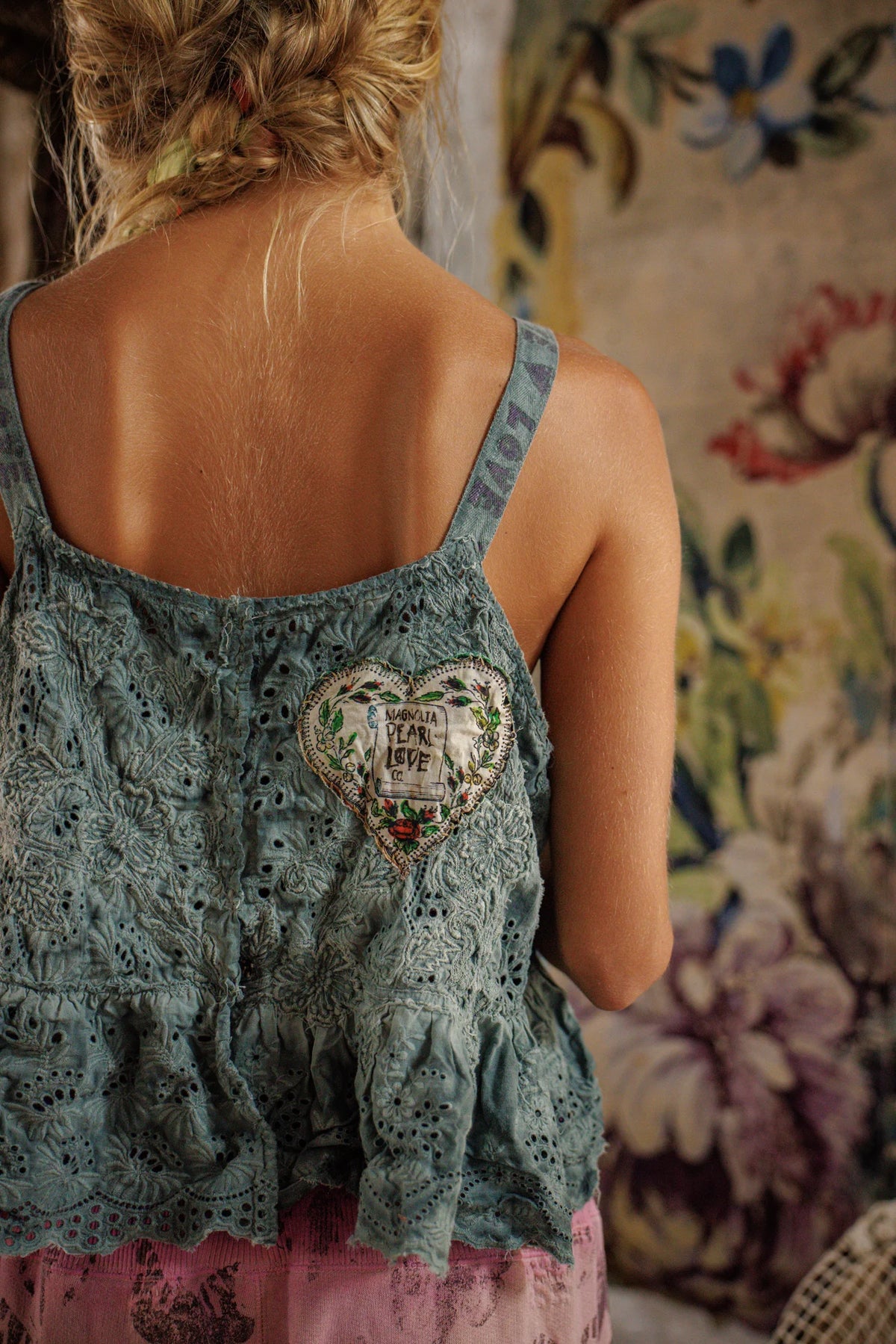 Camiseta Eyelet Leola 