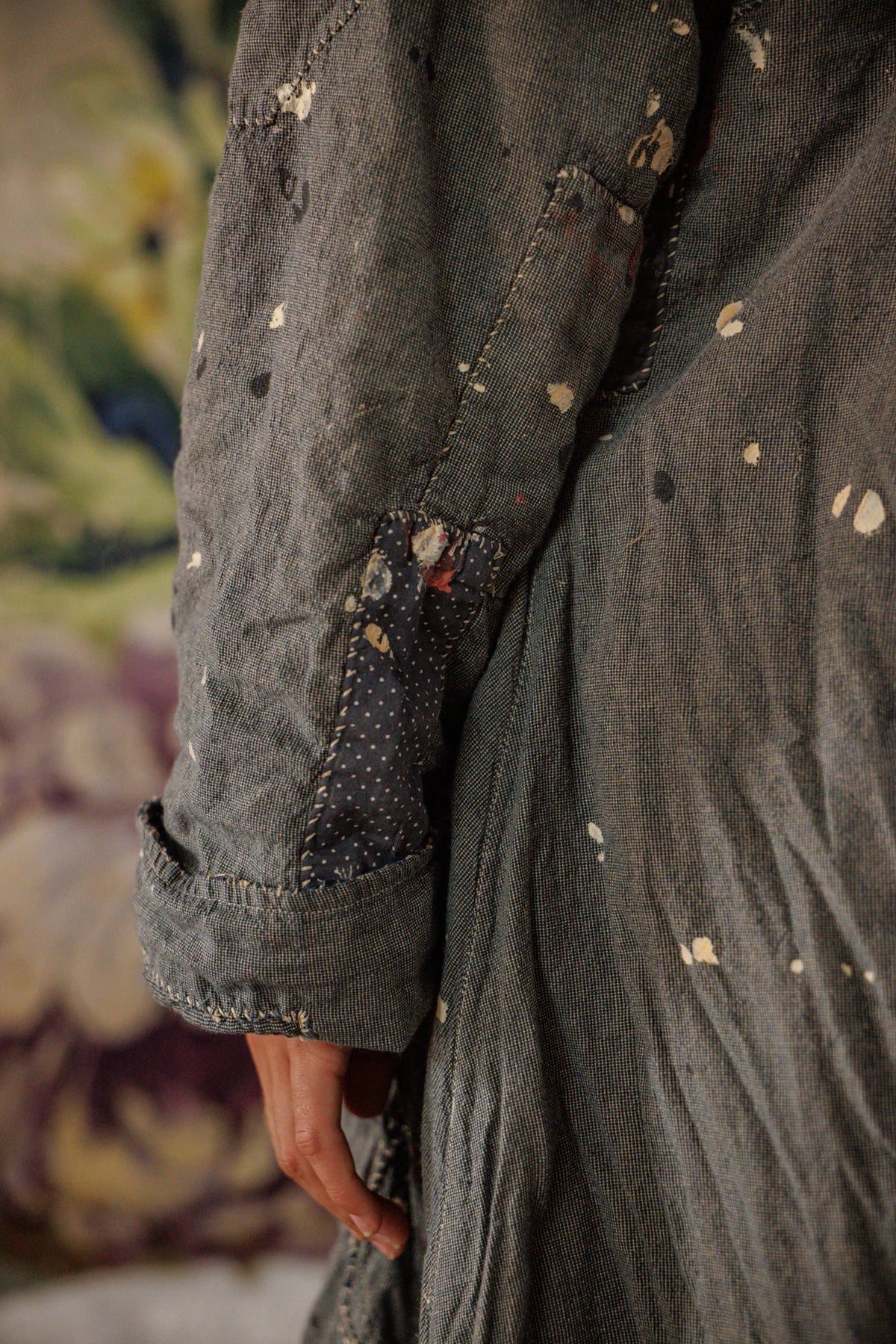 Leni Coat with Paint
