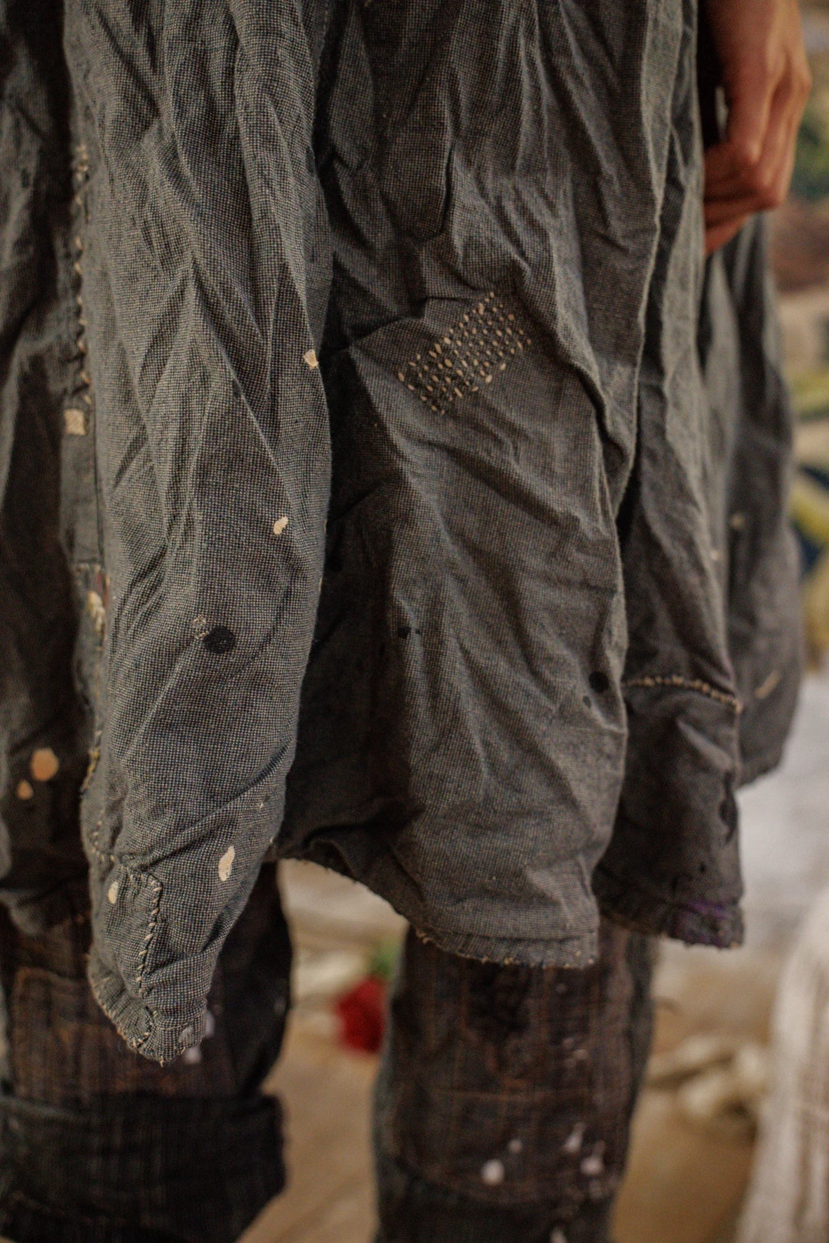 Leni Coat with Paint