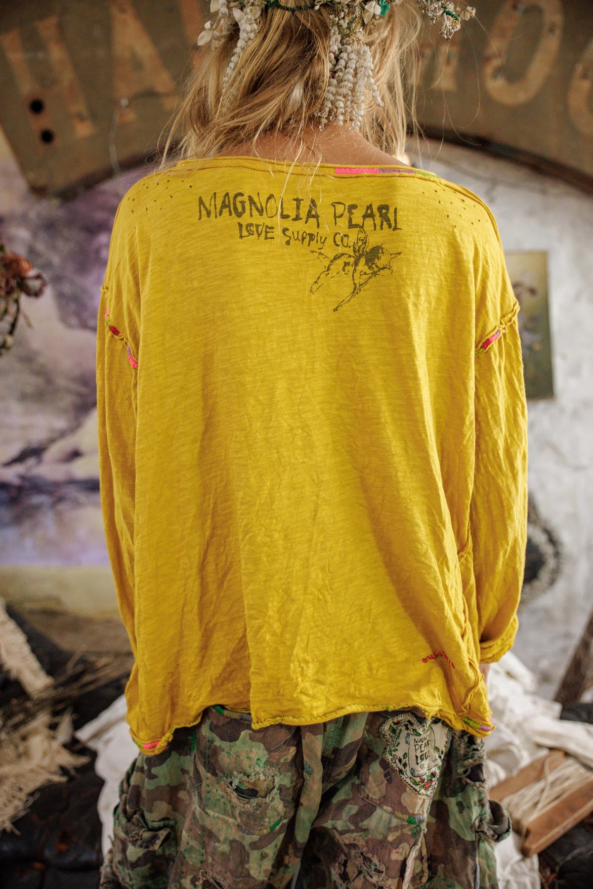 Julien Henley Langarm-T-Shirt Hohe Sichtbarkeit 